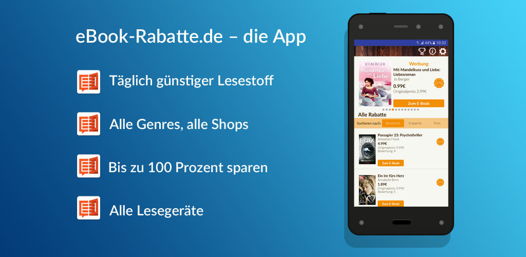 eBook-Rabatte.de: die App